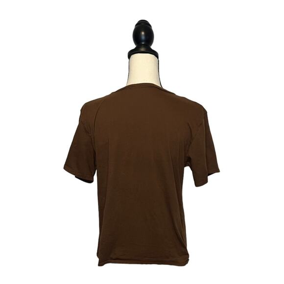 Van Gogh The Olive Orchard Shirt Women Sz L Brown Graphic Tee Philosophy of Love - Picture 4 of 8